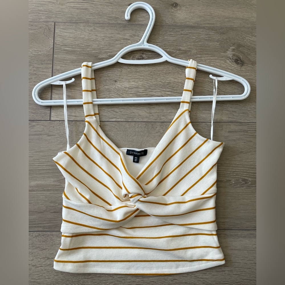 Knotted crop top
